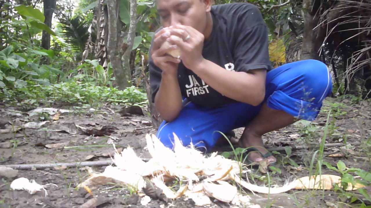 CODJ#9 How To Breaking Out Young Coconut barehanded