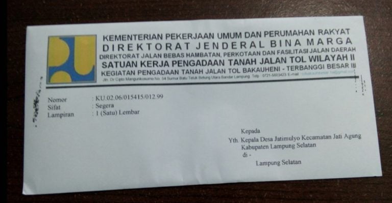 PPK Tol Balas Surat Pamong Jatisari